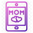 Phone Mother Mother Day Icon