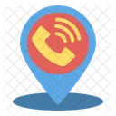 Phone Location Map Icon