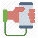 Phone Addiction Mobile Screen Icon