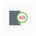 Ad Mobile Marketing Icon