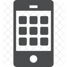 Phone Apps Icon Of Glyph Style Available In Svg Png Eps Ai