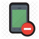 Phone Blocked Block Delete Icon