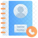 Phone Book Number Book Icon