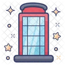 Phone Booth Telephone Booth Emergency Cell Box Icon
