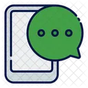 Phone Bubble Chat Icon