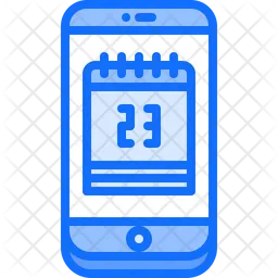 Phone Calendar  Icon