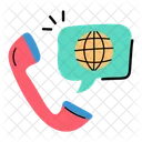 Phone Call Global Call International Call Icon