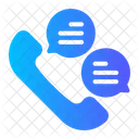 Phone Call Communications Speech Bubble Icon