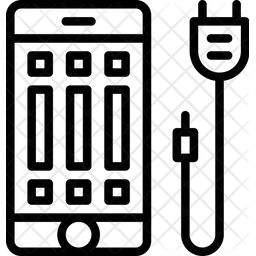 휴대폰 충전기  아이콘