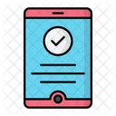 Smartphone Checklist Phone Icon