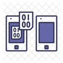 Phone Code Binary Coding Programming Icon