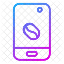 Phone Coffee Bean  Icon