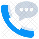 Phone Communication Phone Conversation Discussion Icon