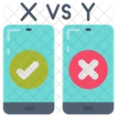 Phone Comparison Mobile Tech Mobile Gadgets Icon