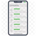 Contact Numbers Phone Contacts Contact List Icon