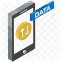 Phone Data Mobile Data Data Transfer Icon