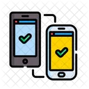 Phone Data Transfer Mobile Data Transfer Mobile File Sharing Icon