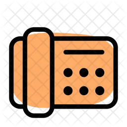 Phone Fax  Icon