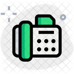 Phone Fax Paper  Icon