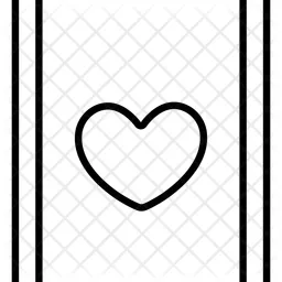 Phone Heart  Icon