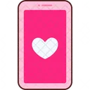 Phone Heart  Icon
