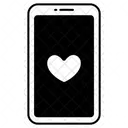 Phone Heart Love Valentine Icon