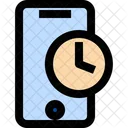 Cell Phone Time Date Icon