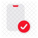 Phone Approve Completed Task Icon