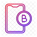 Phone Bitcoin Invest Icon