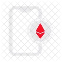 Phone Ethereum Invest Icon