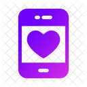 Phone Love Mobile Phone Icon