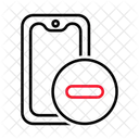 Phone Remove Touchscreen Icon