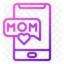 Phone Mother Mother Day Icon