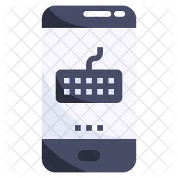 Phone Keyboard Icon - Download in Flat Style