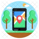 Mobile Location Mobile Navigation Phone Location Icon
