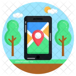 Phone Location  Icon