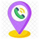 Phone Location Call Location Direction Icon