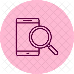 Phone magnifier  Icon
