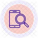 Phone Magnifier Search Icon