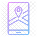 Phone Map  Icon