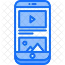 Phone Media  Icon