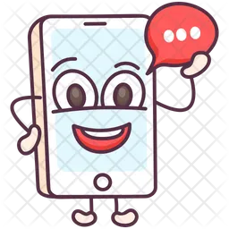 Phone Message Emoji Icon