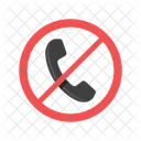 Phone Not Allow Phone Not Allowed Phone Prohibition Icon