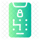 Phone Pattern Lock Mobile Security Mobile Protection Icon