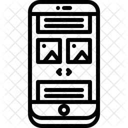Phone Picture Slider  Icon