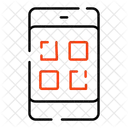 Phone QR Code  Icon