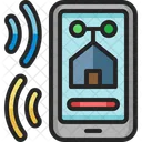 Mobile Phone Responsive Domotics Icon
