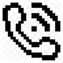 Phone Ringing High Multipurpose Pixel Icon