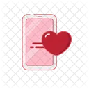 Phone Send Valentine Icon