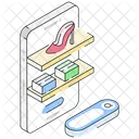 Online Digital Shoes Icon